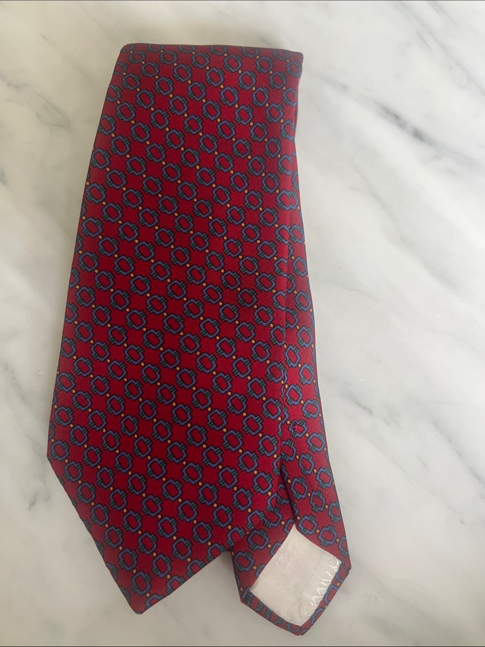 Burberrys of London/Nina Ricci textile collaboration silk tie